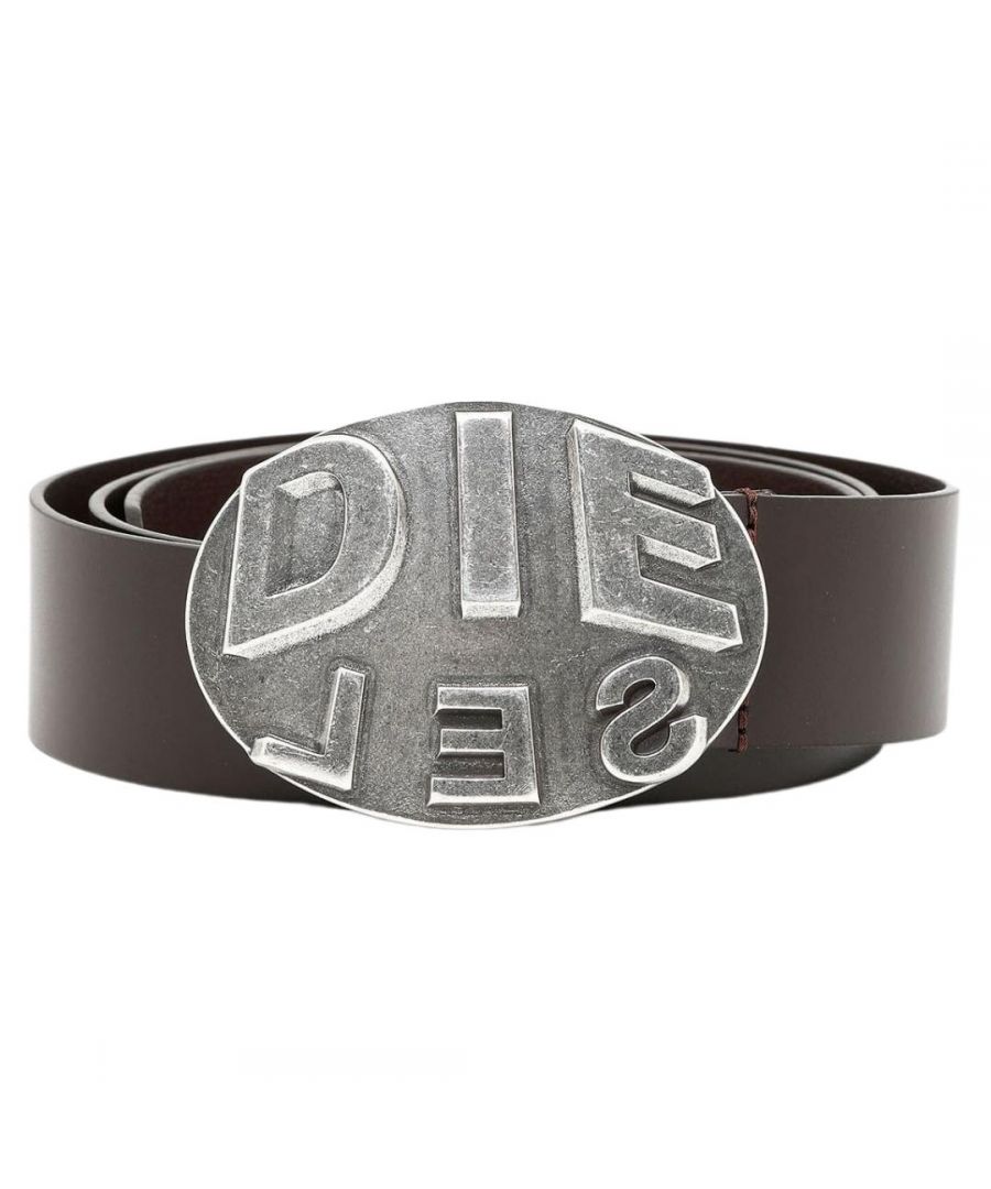 Image for Diesel B-METALROUND Leather Belt