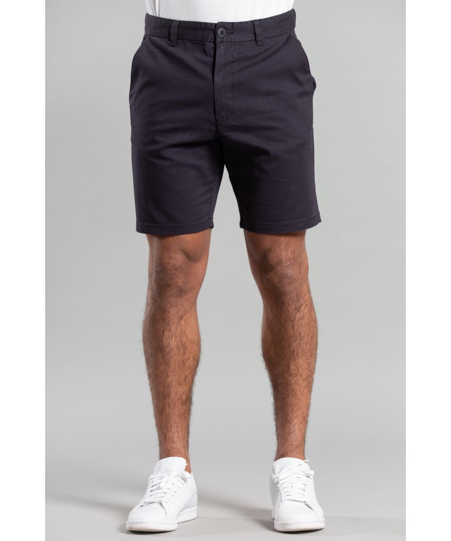 These chino shorts from French Connection are a great addition to the wardrobe. Feature zip and button fastening, belt loops, two side pockets, and one back pocket with button. Made from cotton fabric to ensure high quality and comfort.