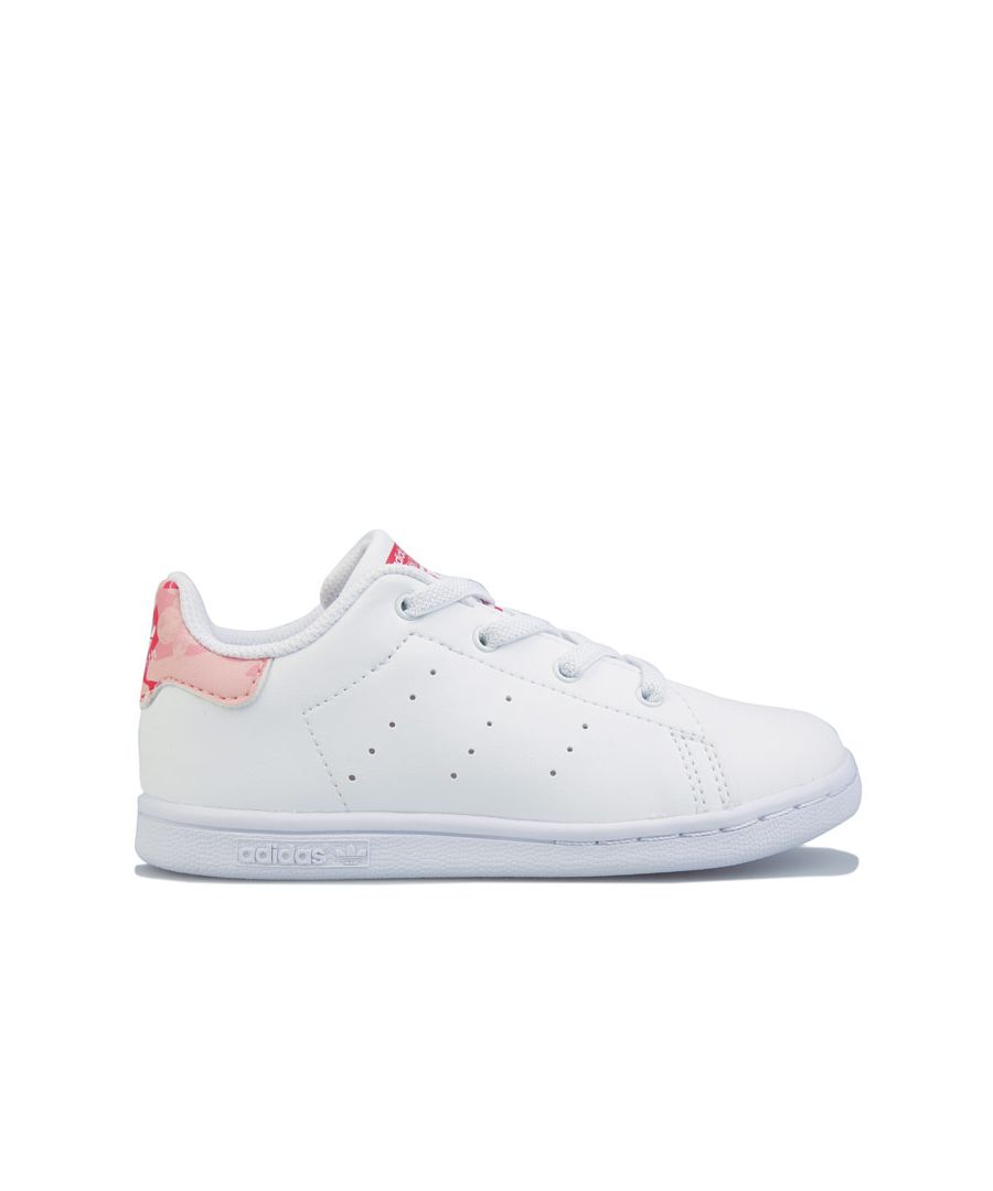 Image for Girl's adidas Originals Infant Stan Smith Trainers in White pink