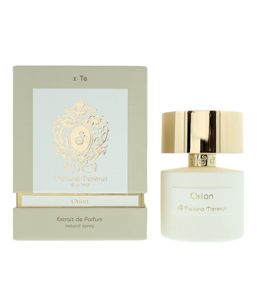 Orion by Tiziana Terenzi is a floral woody musk fragrance designed  for women and men and first introduced in 2015. This scent features top notes of Pineapple, Apple, Bergamot and Red Currant. At the heart of this smell are notes of Birch, Thyme, Patchouli and Jasmine. Base notes of Orion are Cedar, Incense, Agarwood, Amber and Musk.