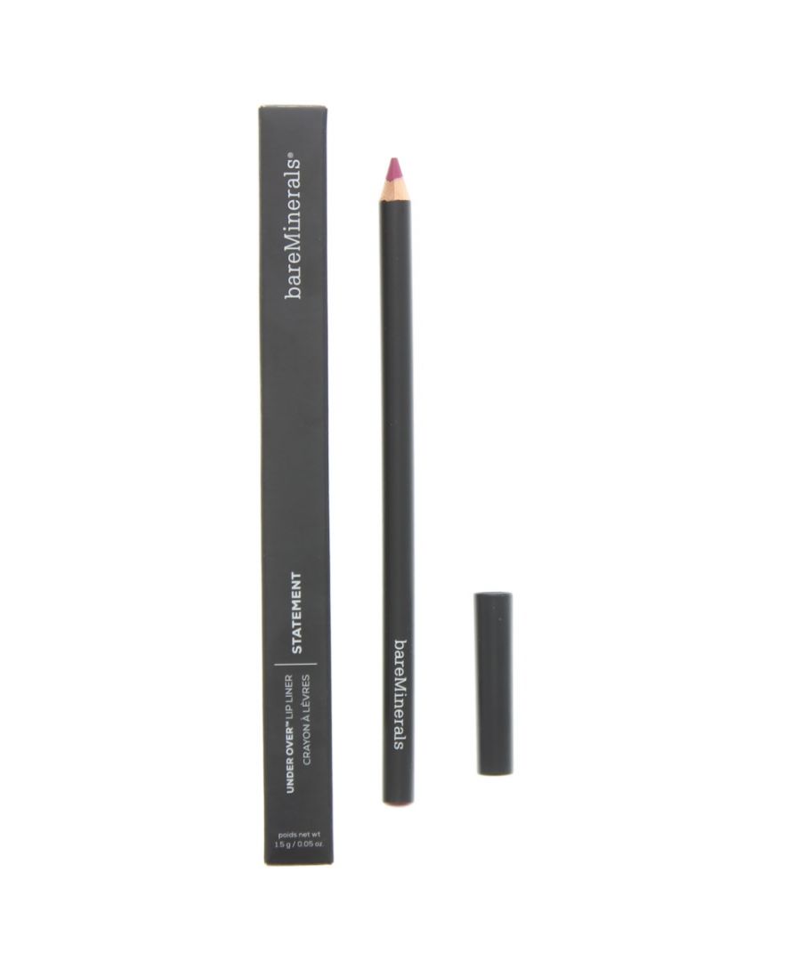 Bare Minerals Statement Lip Liner is formulated with priming ingredients can be used on the lips to prime for colour and increase its wear, or after lipstick to define for a clear, concise statement. Is a long lasting formula.