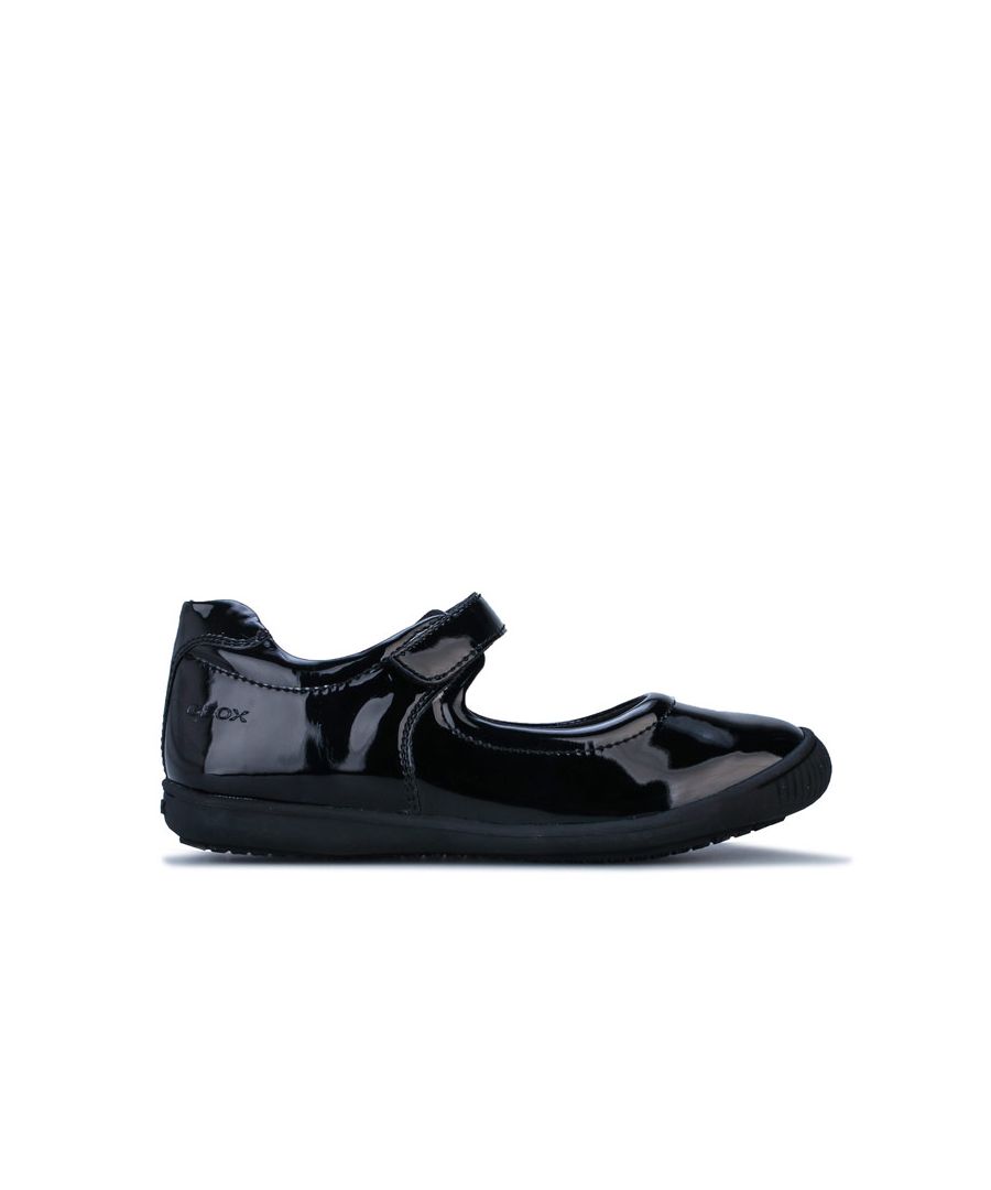 Image for Girl's Geox Junior Gioia Patent Shoe in Black