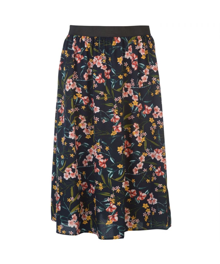 NVME Laurel Skirt Ladies Update your Spring/Summer wardrobe with the Laurel Skirt from NVME. Crafted with an elasticated waistband, this midi skirt is perfect for warmer days. > Midi skirt > Elasticated waistband > All over print > 100% polyester > Machine washable