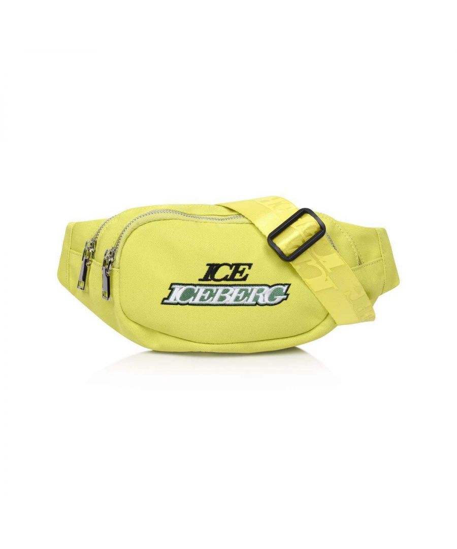 Ice Iceberg Boys Neon Yellow Logo Belt Bag