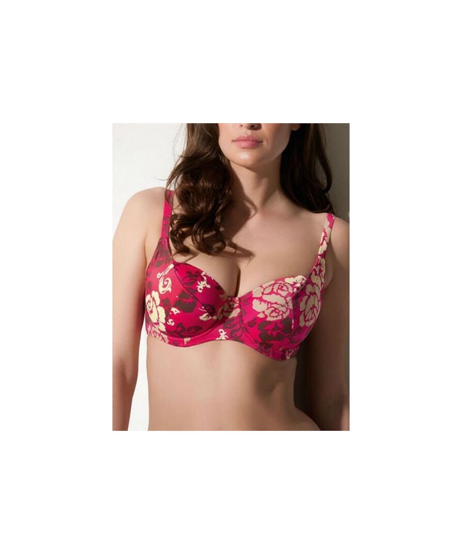 Fantasie Womens Avignon Balcony Top - Red - Size 32D