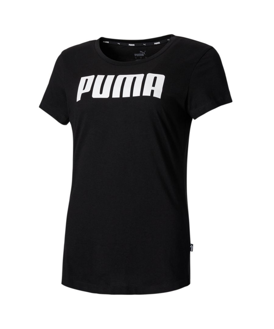 Complete your casual look with this simple tee, which is taken from our Essentials Collection. Dress it up, dress it down, it's your choice. Made using top-quality materials, this tee has been designed for everyday wear, and is incredibly comfortable. DETAILS  Comfortable style by PUMAPUMA branding detailsSignature PUMA design elements