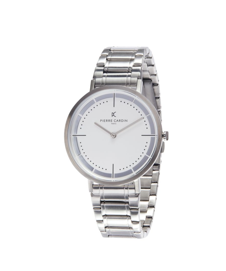 Pierre Cardin Belleville Park herenhorloge Zilverkleurig CBV.1022