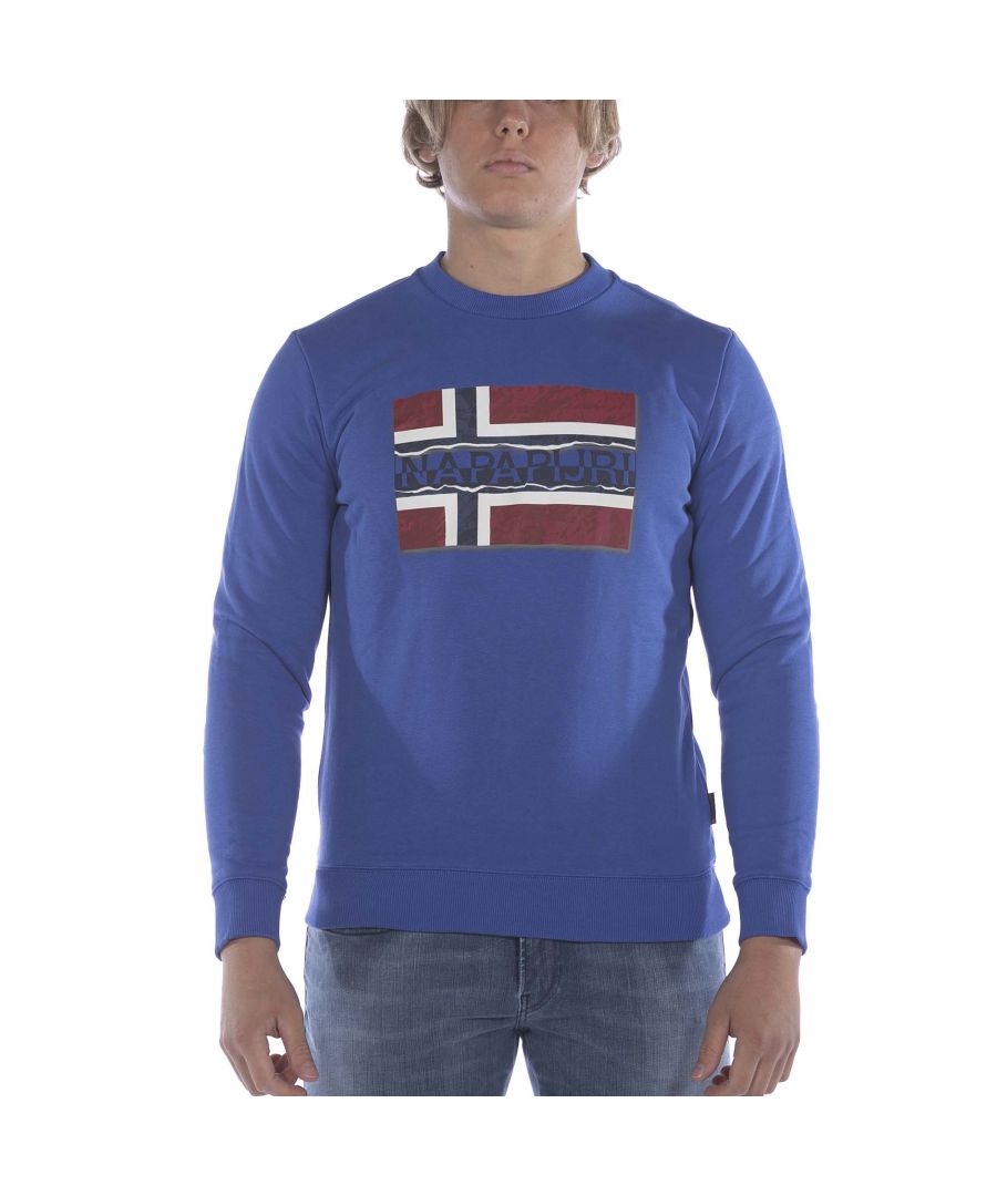 Napapijri Bench C Blauw Sweatshirt