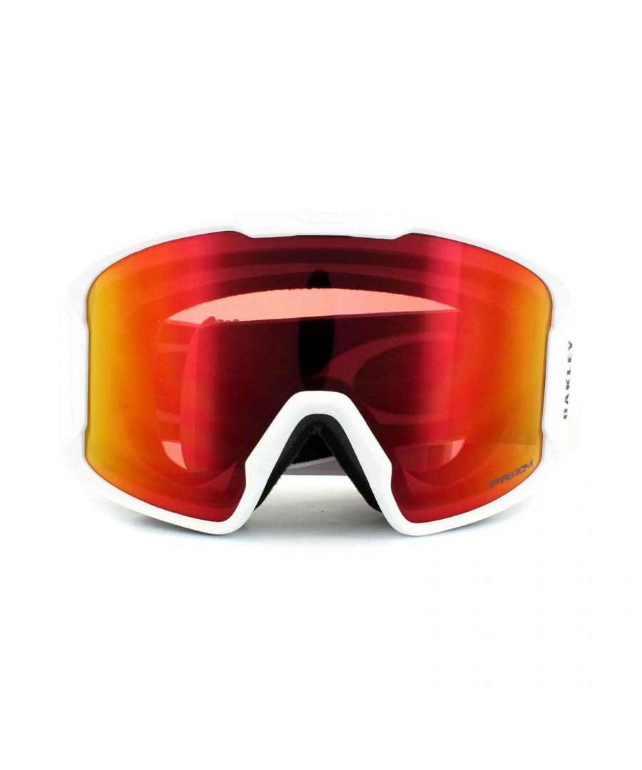 Image for Oakley Ski Goggles Line Miner OO7070-13 Matt White Prizm Torch Iridium