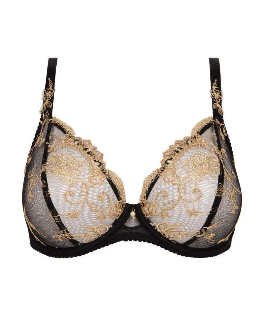 Lise Charmel Womens Deesse En Glam Triangle Bra – Multicolour Polyamide – Size 36D