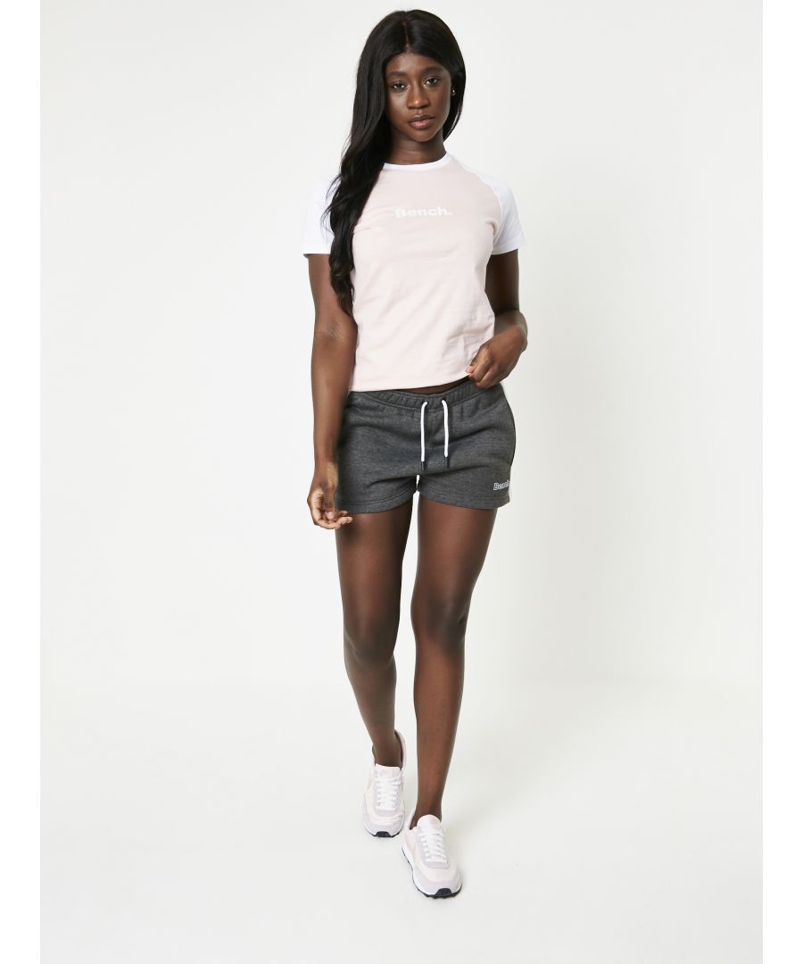 These 'Kelis' shorts from Bench are perfect for a cool and comfortable feel every day. The shorts feature an elasticated waistband, drawcord, two side pockets, side panelling and Bench logo. Made from cotton blend fabric.