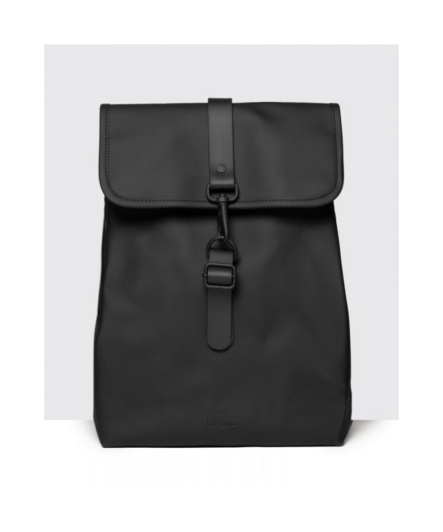 Rains Unisex Bucket Backpack - Black - One Size