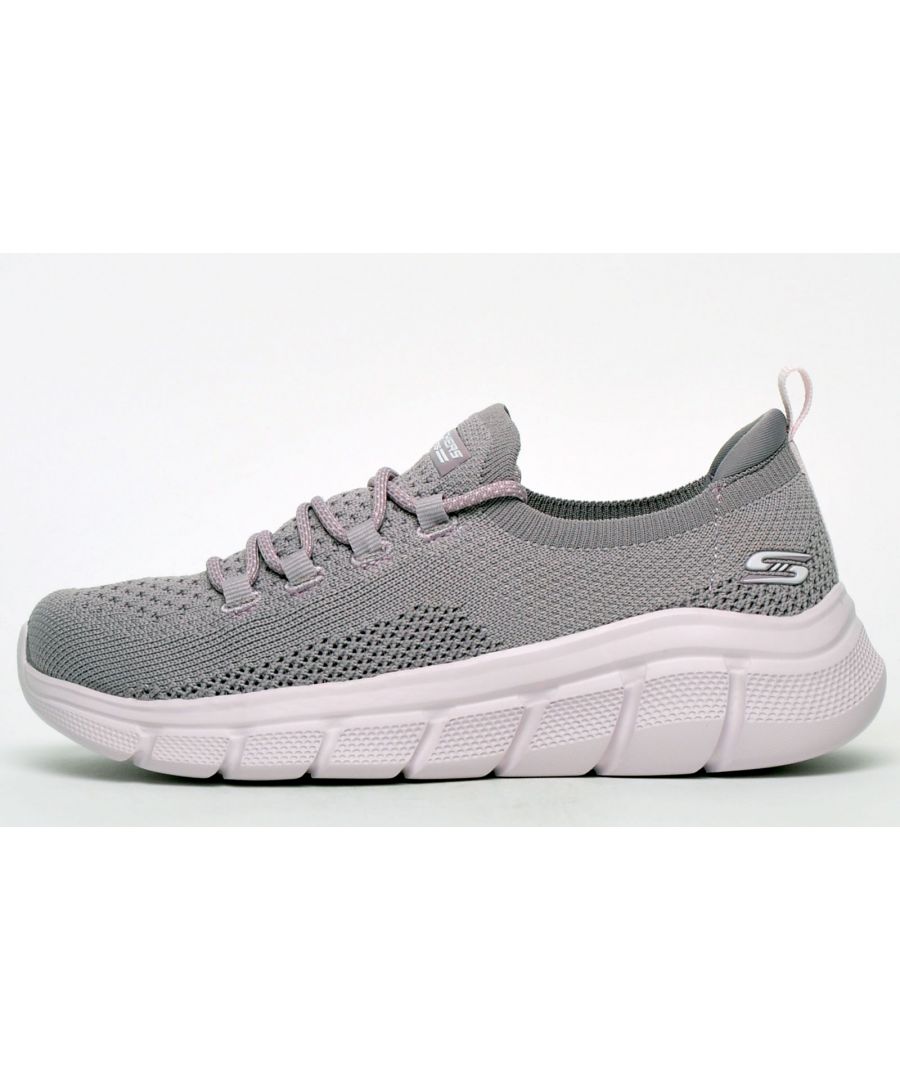 These Skechers B Flex features a flexible, stretchable sporty style upper with exceptional comfort that is legendary with the Skechers brand for a casual cosy and comfortable fit.\n Crafted from a soft woven knit fabric upper fused with a soft fabric shoe lining and a sock like fit padded collar.\n A memory foam cushioned comfort footbed with a heel pull on tab offers the ability to be slipped on effortlessly, with a textured midsole finish and traction outsole offering exceptional comfort, traction, and grip throughout daily wear.\n - Stretch woven knit fabric upper\n - Heel overlay with fabric top heel loop\n - Soft fabric shoe lining\n - Memory Foam cushioned comfort insole\n - Skechers branding throughout