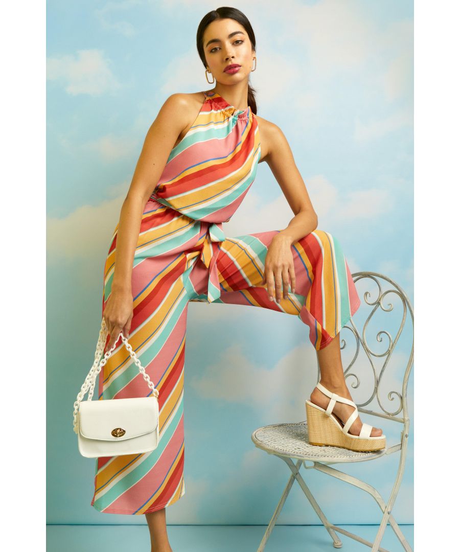 Image for Multicoloured Stripe Jumpsuit