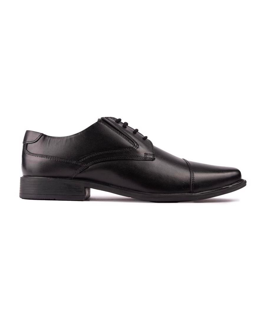  Men's Drayton Mens Lace Up Formal Shoes - Black - Size: 9