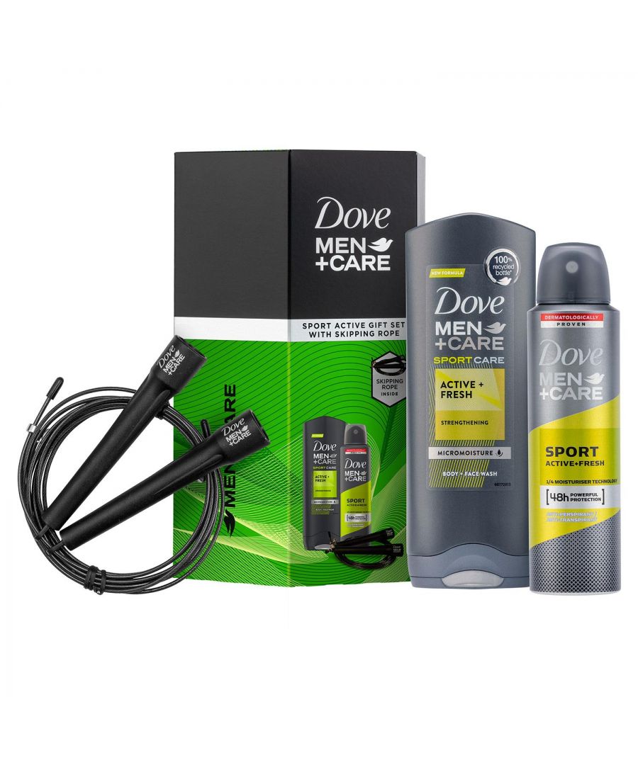 Image for Dove Men+Care Sports Active Duo & Skipping Rope Gift Set