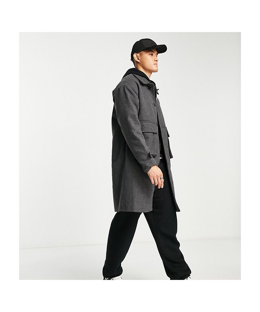 Jackets & Coats by ADPT Exclusive to ASOS Spread collar Button placket Drop shoulders Functional pockets Oversized fit Sold by Asos