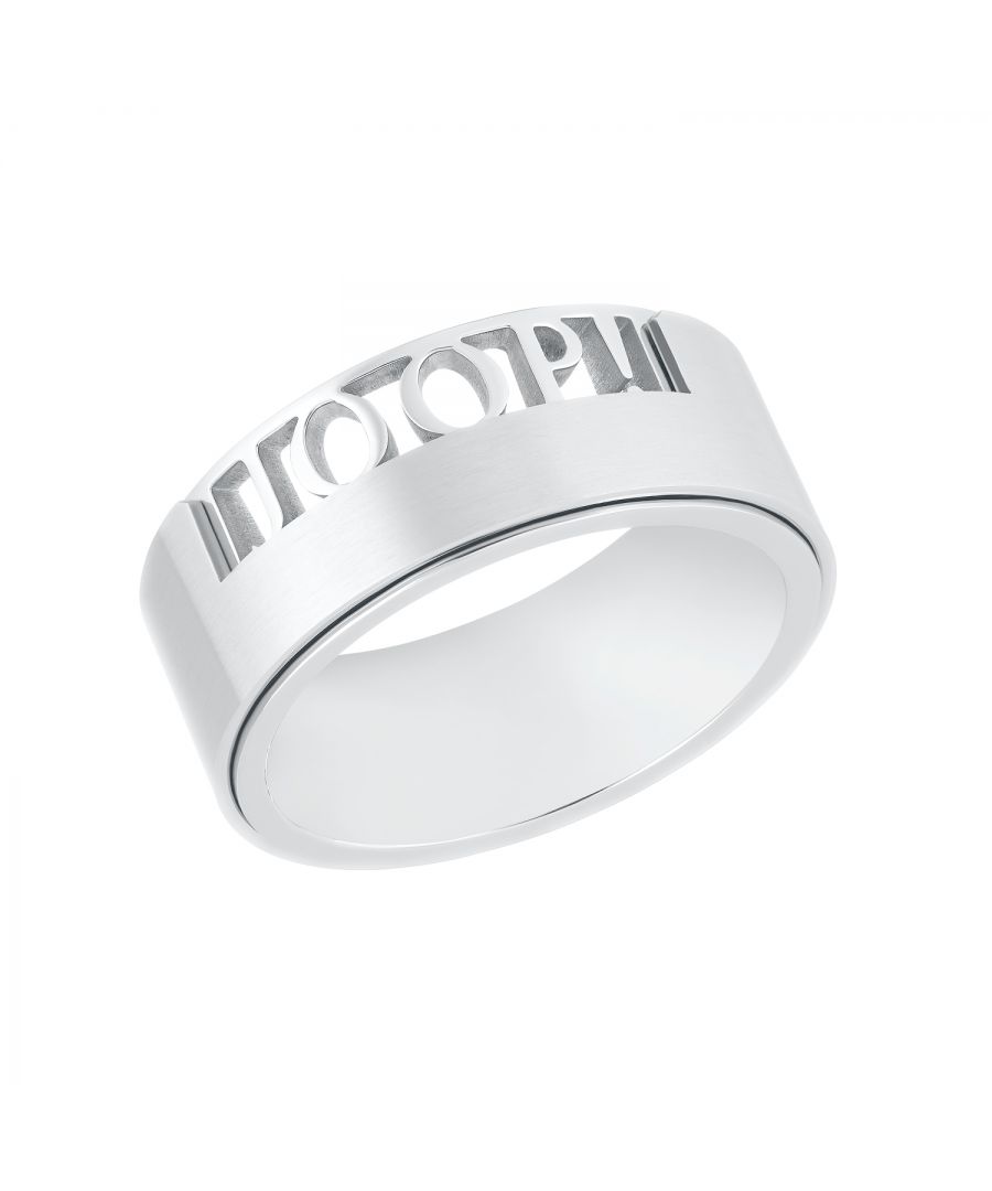 Joop Mens Ring for men, 316L stainless steel - Silver - Size X