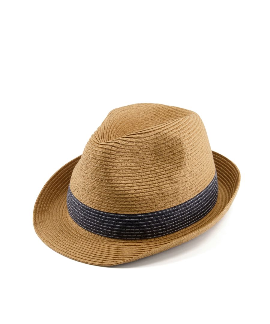 No summer look is complete without a classic straw trilby. This lightweight design will inject a formal flair into your warm-weather wardrobe.