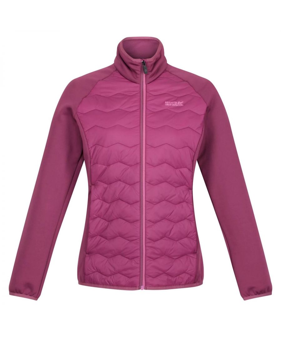 Material: 90% Polyester, 10% Elastane. Filling: Down Alternative, Feather-Free. Fabric: Extol Stretch, Synthetic, Warmloft. 235gsm. Design: Logo. Branded Zip Pull, Compressible, High Warmth, Padded, Side Panels. Fabric Technology: Durable, DWR Finish, Ergonomic, Insulating, Lightweight, Water Repellent. Sleeve-Type: Long-Sleeved. Neckline: Standing Collar, Stretch Binding. Cuff: Stretch Binding. Pockets: 2 Lower Pockets, Zip. Fastening: Full Zip. Hem: Stretch Binding. Sustainability: Cruelty Free, Made from Recycled Materials.