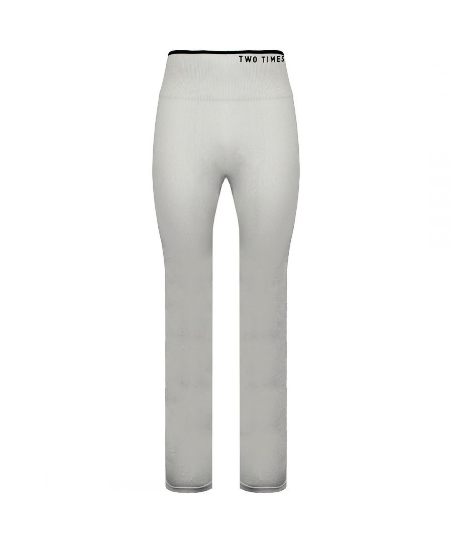 2xu engineered womens beige/black tights - size medium