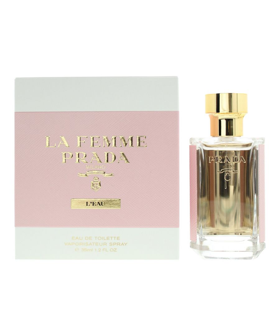 Prada La Femme L'Eau is an amber floral fragrance for women, which was created by Daniela (Roche) Andrier and launched in 2017 by Prada. The fragrance contains top notes of Frangipani and Mandarin Orange; middle notes of Tuberose and Ylang-Ylang; and a base of Woody notes. The scent is a clean, fresh, soapy one, which oozes simple sophistication. The fragrance is an ideal day to day one, perfect for the office and brilliant in the warmer days of Spring and Summer.