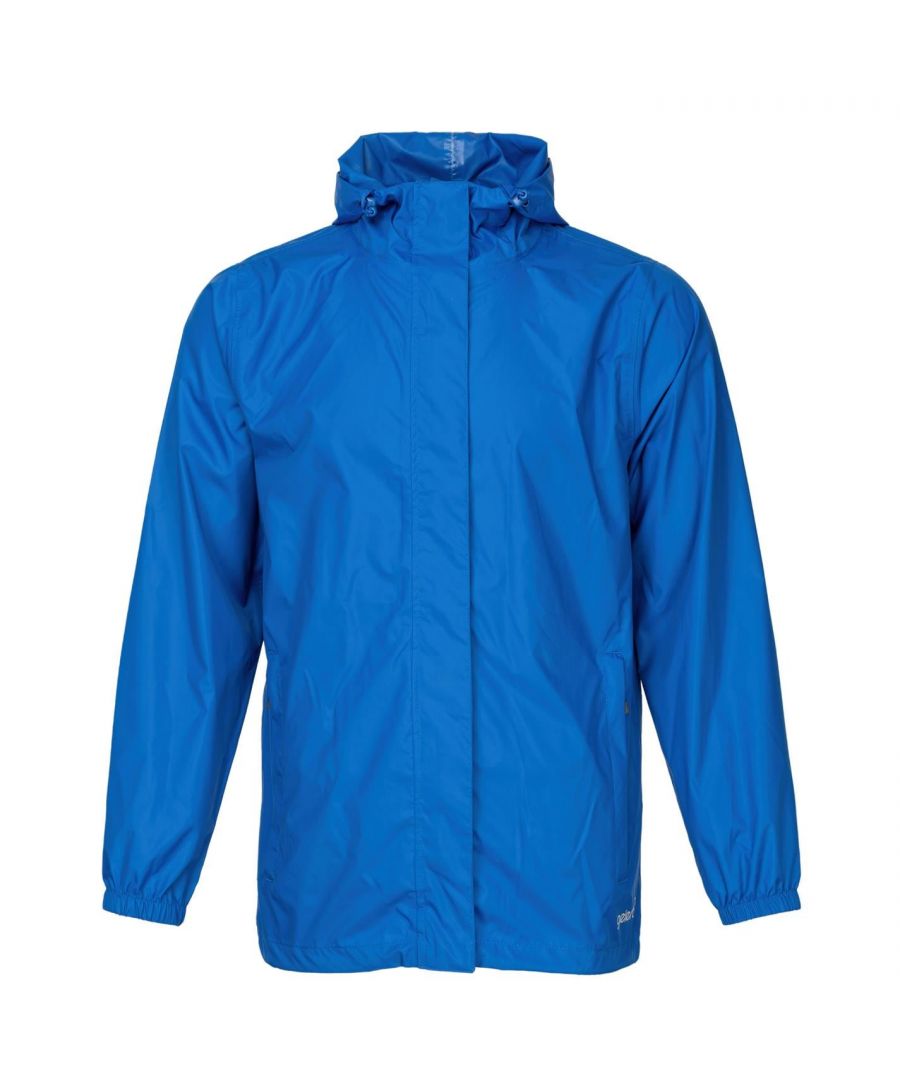 Gelert Packaway Jacket Mens - Layer up in the lightweight comfort with the stunning Packaway Jacket from Gelert. This packable design is perfect for storing in the boot of your car or bottom of your rucksack for wet and windy days. This jacket is finished with a full zip, pockets, adjustable hood and elasticated wrist cuffs. You do not want to miss out on this stunning jacket. Do not miss out on this one.  > Waterproof jacket > Packable design > Full zip > Touch and close overlay > Two side pockets > Regular fit > True to size > Soft material > Adjustable hood > Elasticated cuffs > Gelert branding > 100% polyester > Machine washable at 30 Degrees > Regular fit > True to size > Soft material