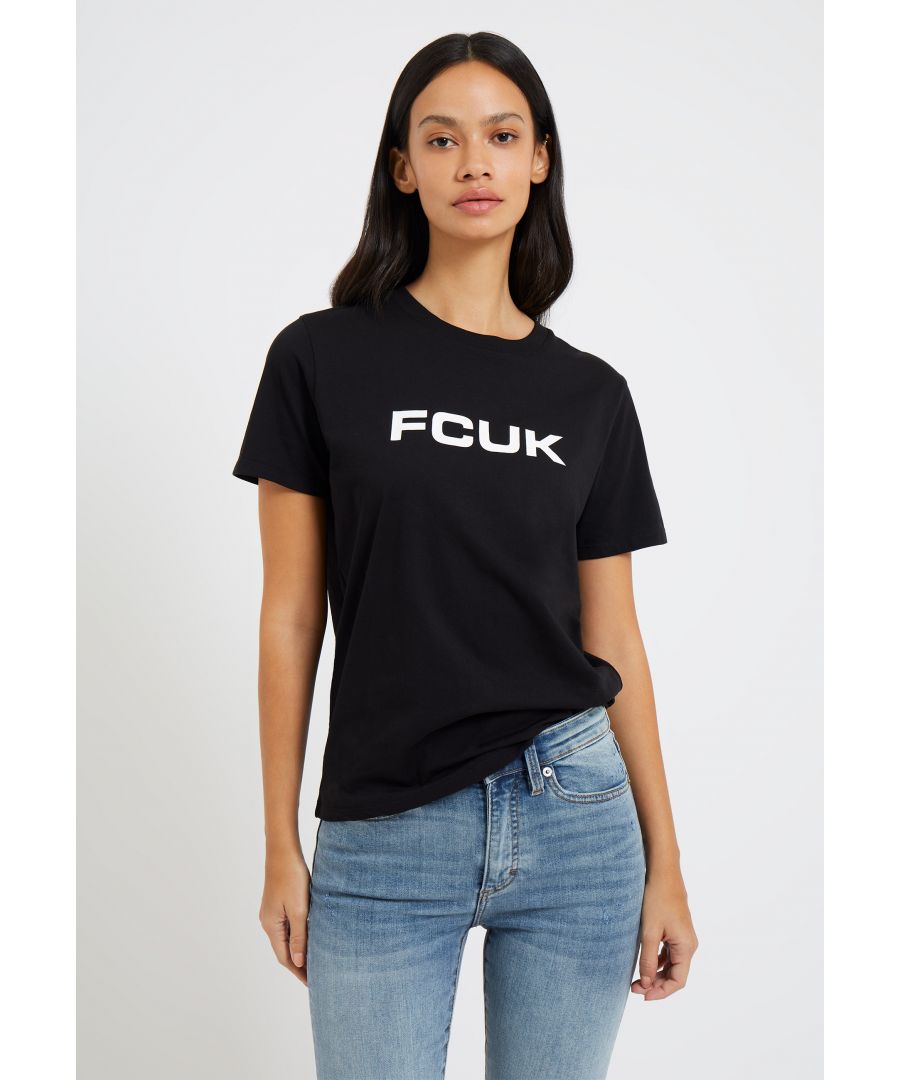 Fcuk-logo T-shirt met korte mouwen