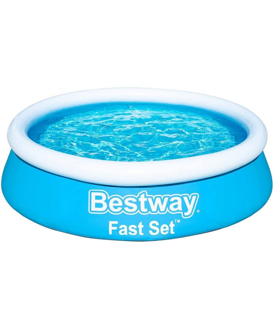 Bestway Fast Set Swimming Pool for Kids and Adults - Blue - One Size