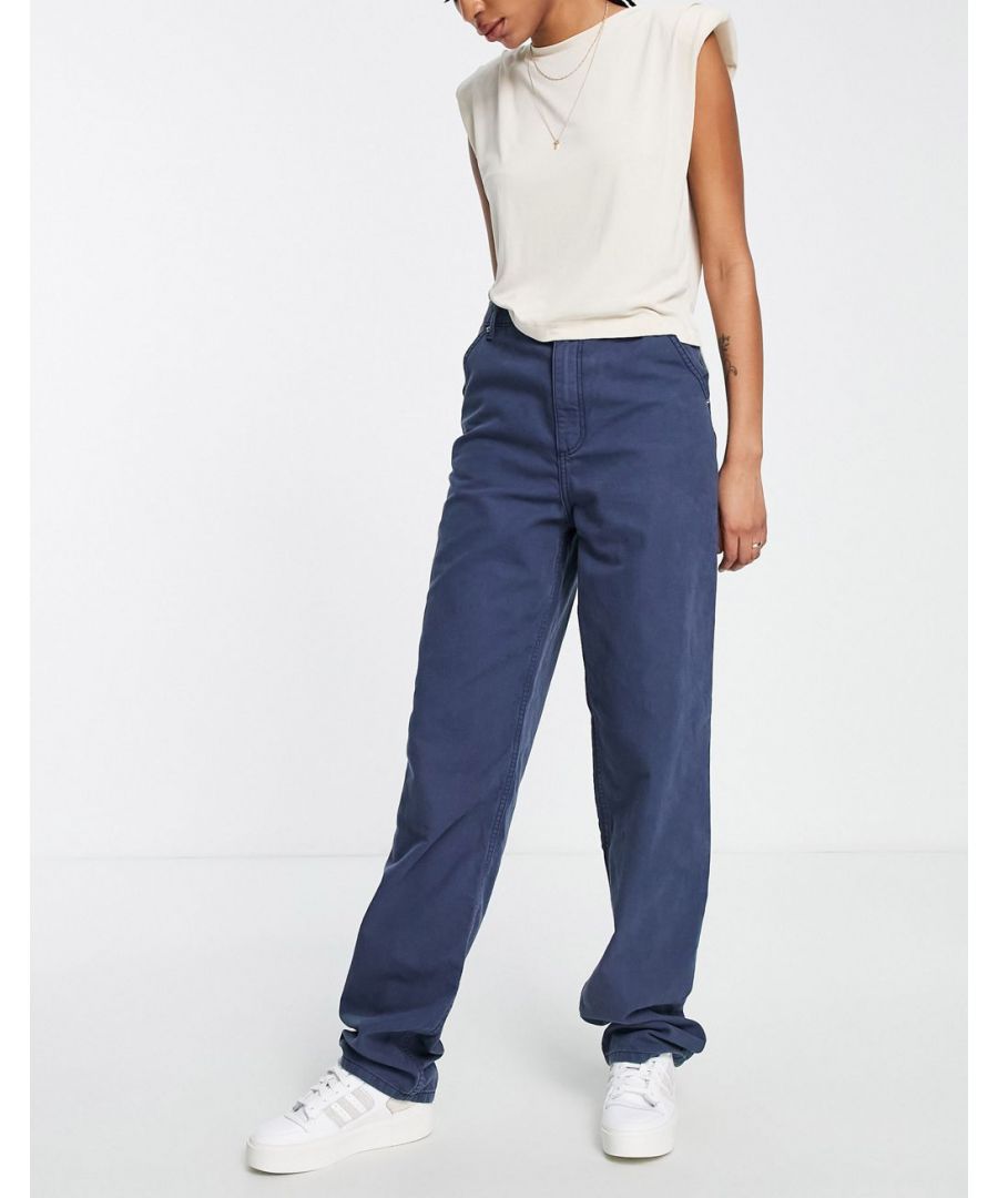 Tall trousers by ASOS DESIGN Looks for your lower half High rise Belt loops Four pockets Straight fit Sold by Asos