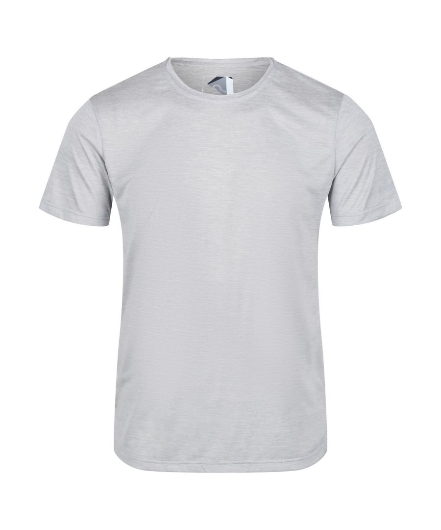 Regatta Mens Fingal Edition Marl T-Shirt (Silver Grey) - Size Small