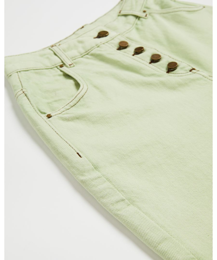 Mint Green Jean