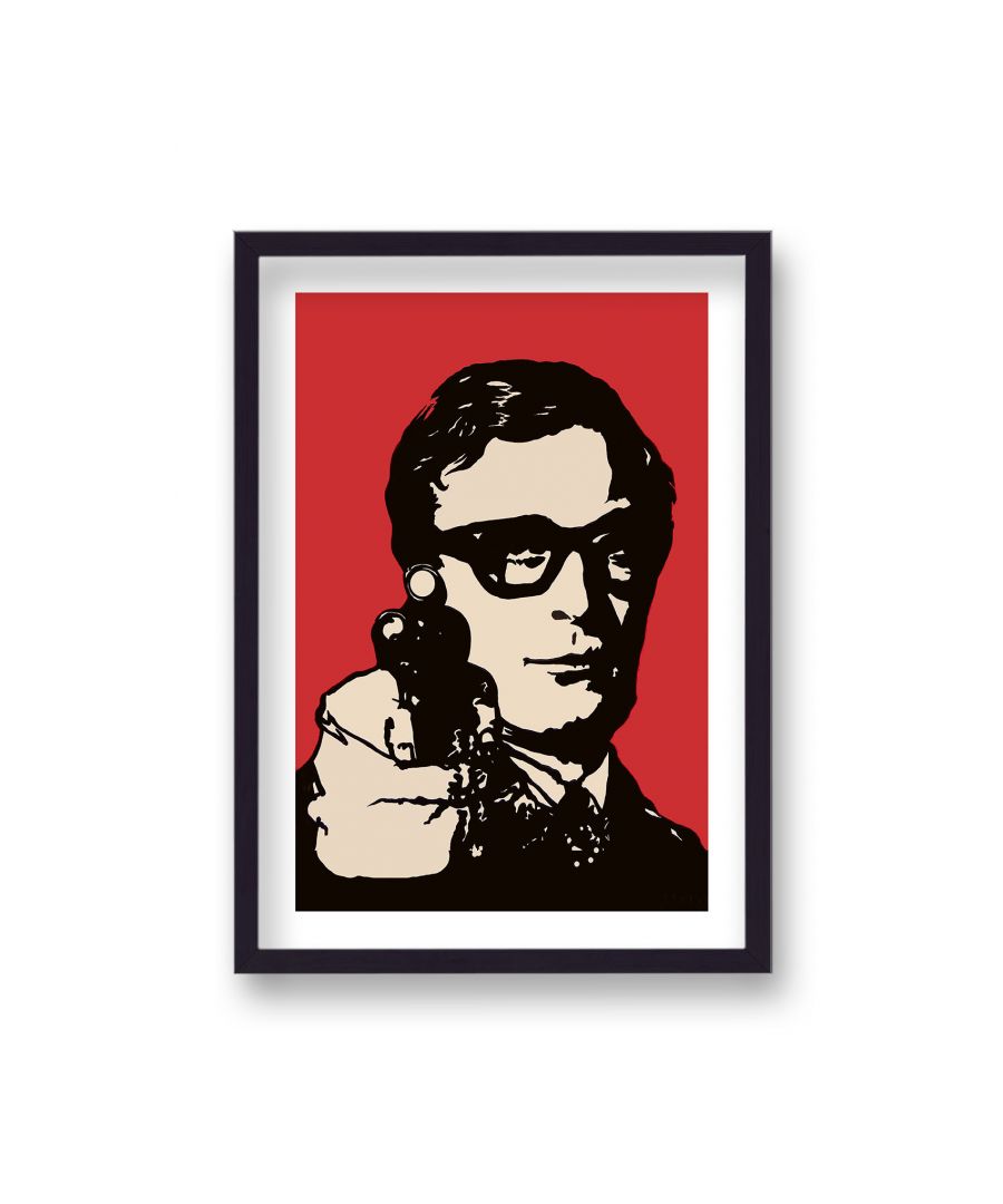 Image for Michael Caine as Harry Palmer The Ipcress File 1965 Graphic Design Poster