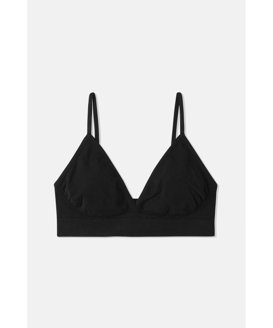 The Lyolyte Triangle Bralette Is Cut In A Flattering Triangle Shape. The Lightness And Fineness Of The Fabric Will Feel So Soft And Sit Comfortably Against Your Skin. Ultra-Smooth, A Seam Free�Construction And Ribbed Underband With No Underwires Is What Makes The Lyolyte Triangle Bralette Perfect For Everyday Wear.This Is Our �Lytest Underwear Yet. For The Comfort Seekers. For The Mindful. For The Planet. This Is Underwear That Cares.
