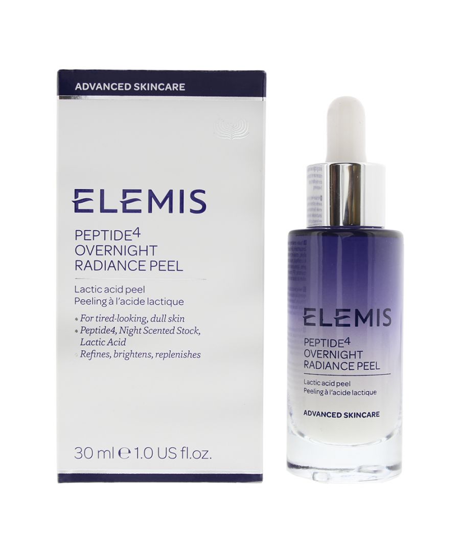 The Elemis Peptide4 Overnight Radiance Peel is a milky, multi-tasking daily peel that gently exfoliates. The peel is formulated from a blend of skin-smoothing acids with AHAs and nourishing botanical oils, which leave skin looking refined, revitalised and leaves pores clear and toned.