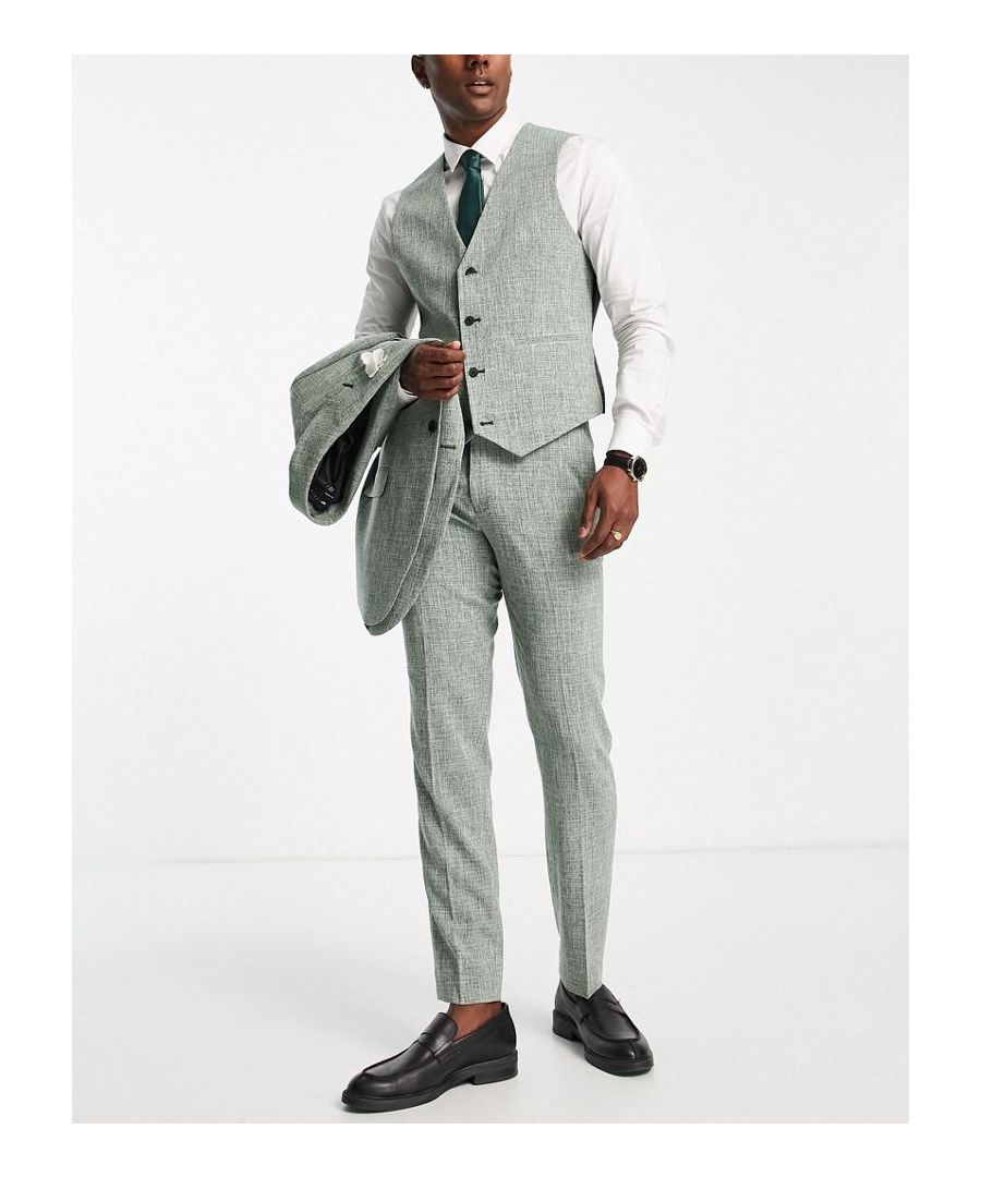 Suit trousers by ASOS DESIGN Do the smart thing Regular rise Belt loops Four pockets Slim fit Sold by Asos