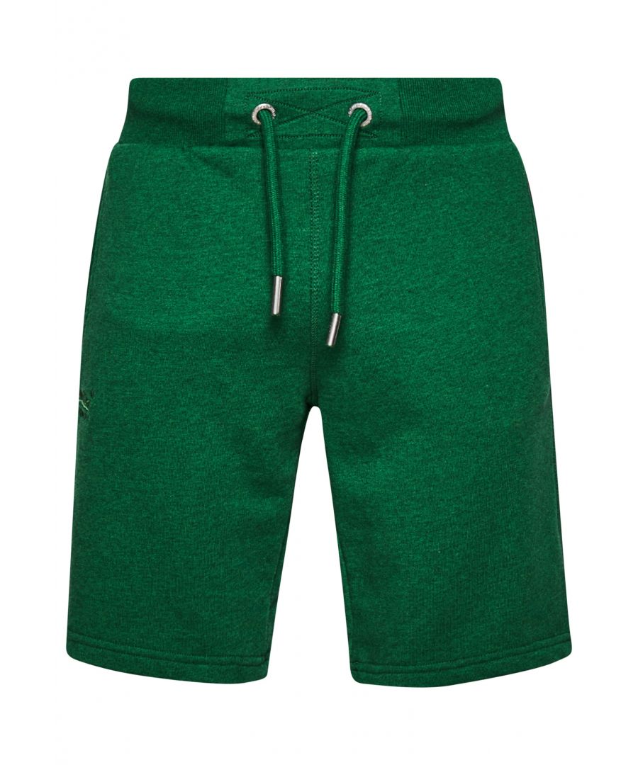 Whether you're popping out or lounging around, our Organic Cotton Vintage Logo Jersey Shorts have got you covered. In a wide range of colours, and with subtle branding, they're a perfect addition to your casual wardrobe.Relaxed fit – the classic Superdry fit. Not too slim, not too loose, just right. Go for your normal sizeOrganic cottonDrawcord waistTwo side pocketsEmbroidered Superdry logoOne back pocketUnbrushed liningClassic Superdry tabMade with organic cotton grown using natural rather than chemical pesticides and fertilisers. The healthier soil this creates uses up to 80% less water which is better for our planet and for the farmers who grow it.