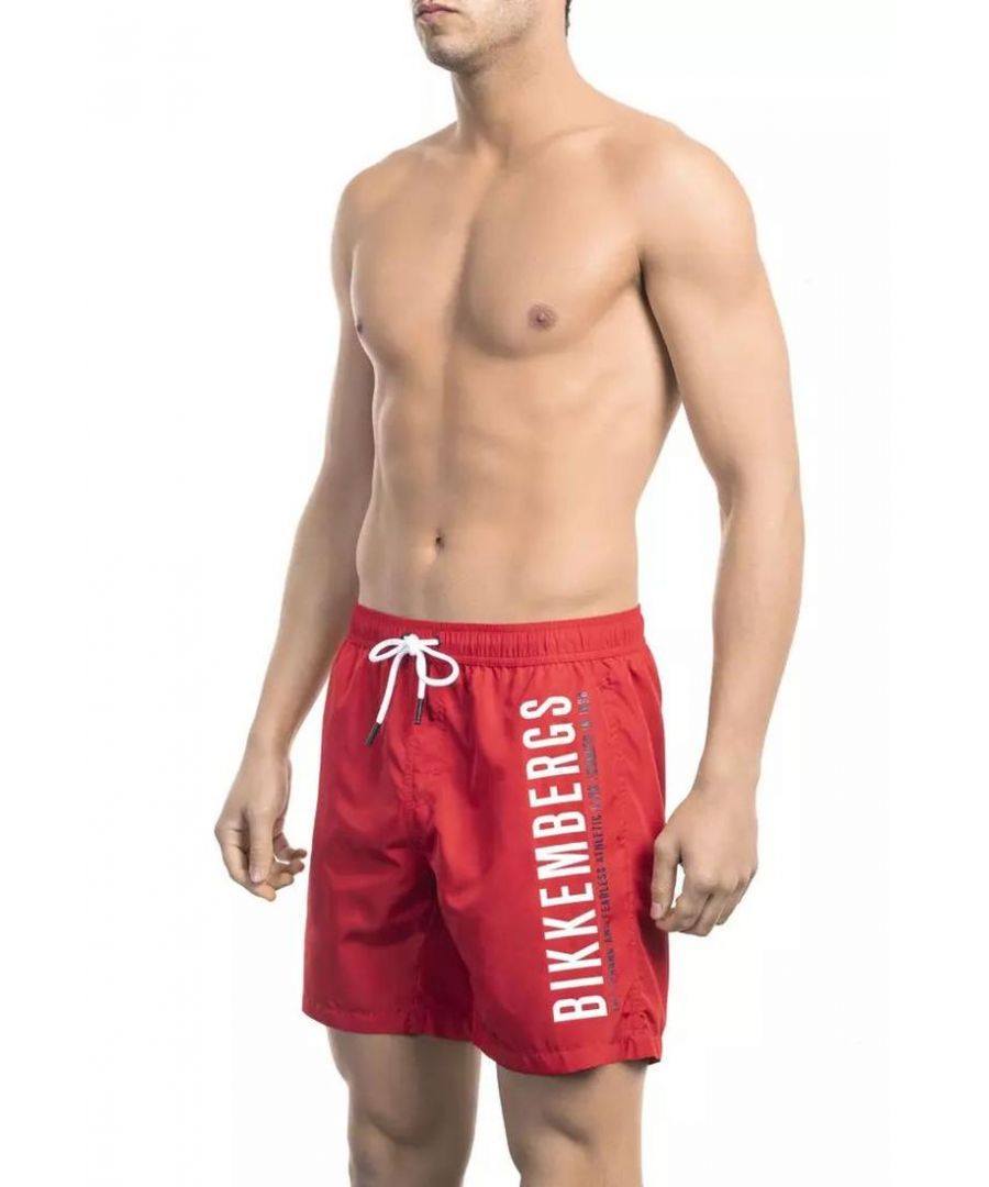 Bikkembergs Mens Red Swimwear - Size 2XL