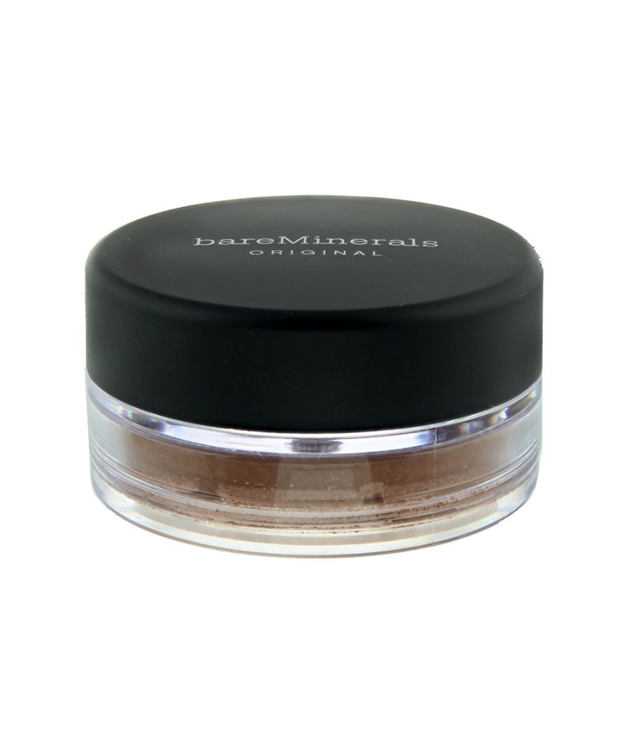 This loose powder foundation by bare minerals creates a flawless radiant look with an even finish. Once applied to the face, the weightless powder becomes velvety and creamy and does not have a drying texture like other powder foundations. Bare Minerals Original Foundation includes the bonus ingredient of SPF15 to protect your skin throughout the day and comes in wide variety of skin tone shades.