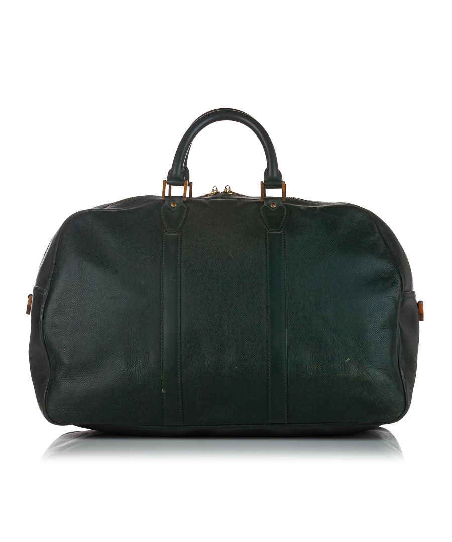 Image for Vintage Louis Vuitton Taiga Kendall GM Green