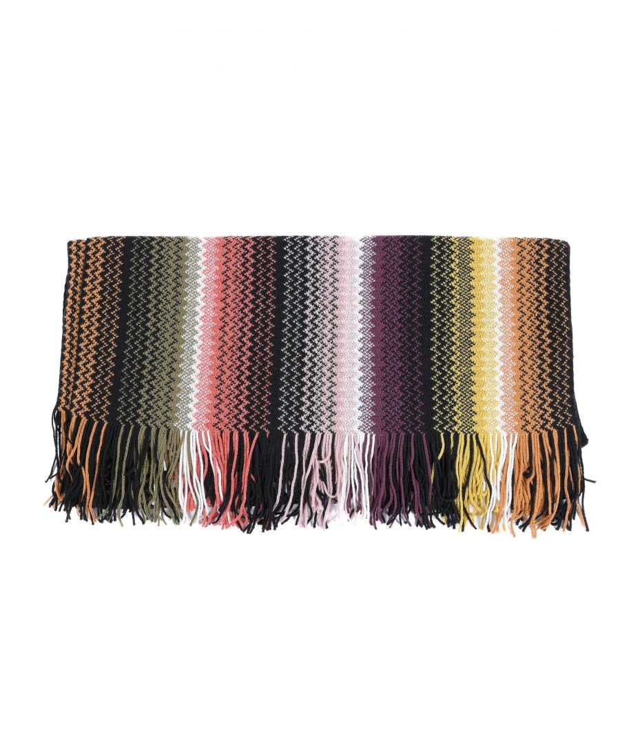 By: Missoni - Detail: SC47WMD66850001 - Colour: Multicolor - Composition: 50%WO+50%PC - Measures: 50x180 cm - Made: ITALY