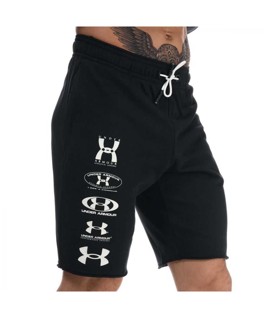 Image for Men's Under Armour UA Rival Terry 25th Anniversary Shorts in Black