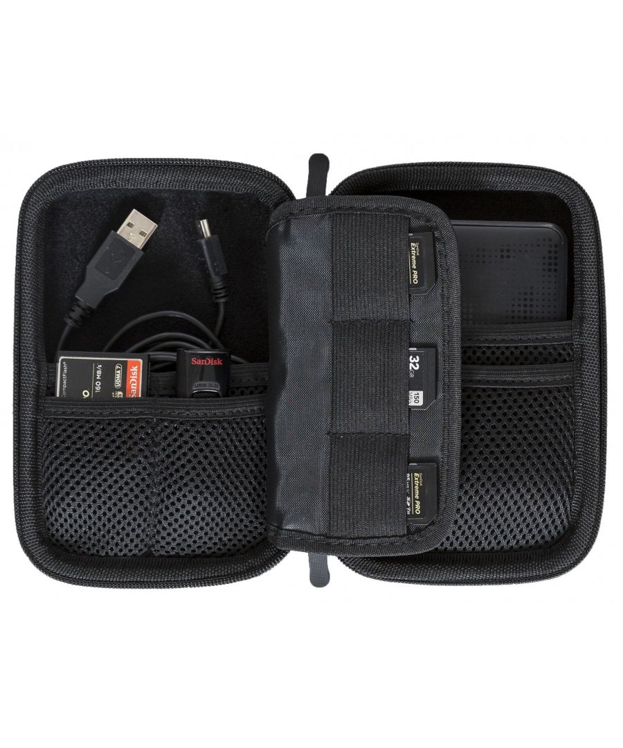 The Star travel case is a multi-functional accessory that will allow you to stash smaller essentials away securely. Consisting of a 3 large interior pockets, you can keep items like your phone charger, USB stick or even your phone neatly packed away. Plus 2 small interior pockets can be used for memory or sim cards, batteries or anything else you need. With an outer pocket as well for additional storage, a secure zip fastening helps to keep everything safe and secure when travelling.