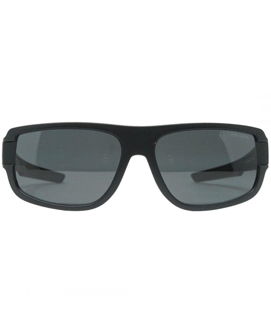 Prada Sport Mens PS03WS DG006F Black Sunglasses - One Size