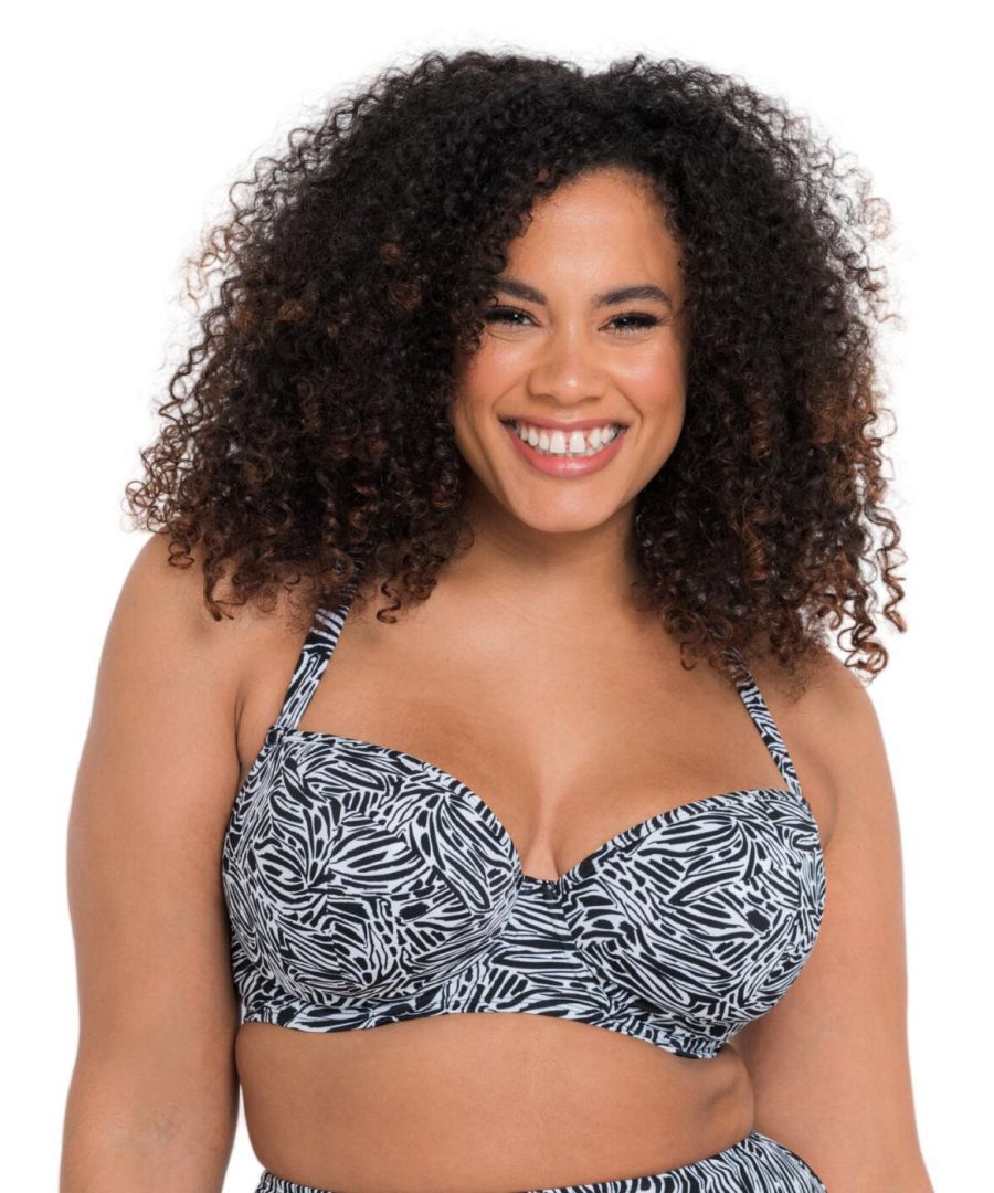 Curvy Kate Womens Sundown Balcony Bikini Top - Multicolour - Size 32DD