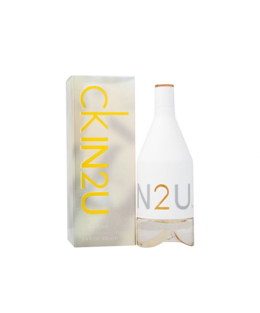 Calvin Klein design house launched CK IN2U in 2007 as a trendy pair is intended for young generation. CK IN2U notes consist of pink grapefruit bergamot red currant leaves sugar orchid white cactus amber red cedar and vanilla to create this oriental floral woody aroma.