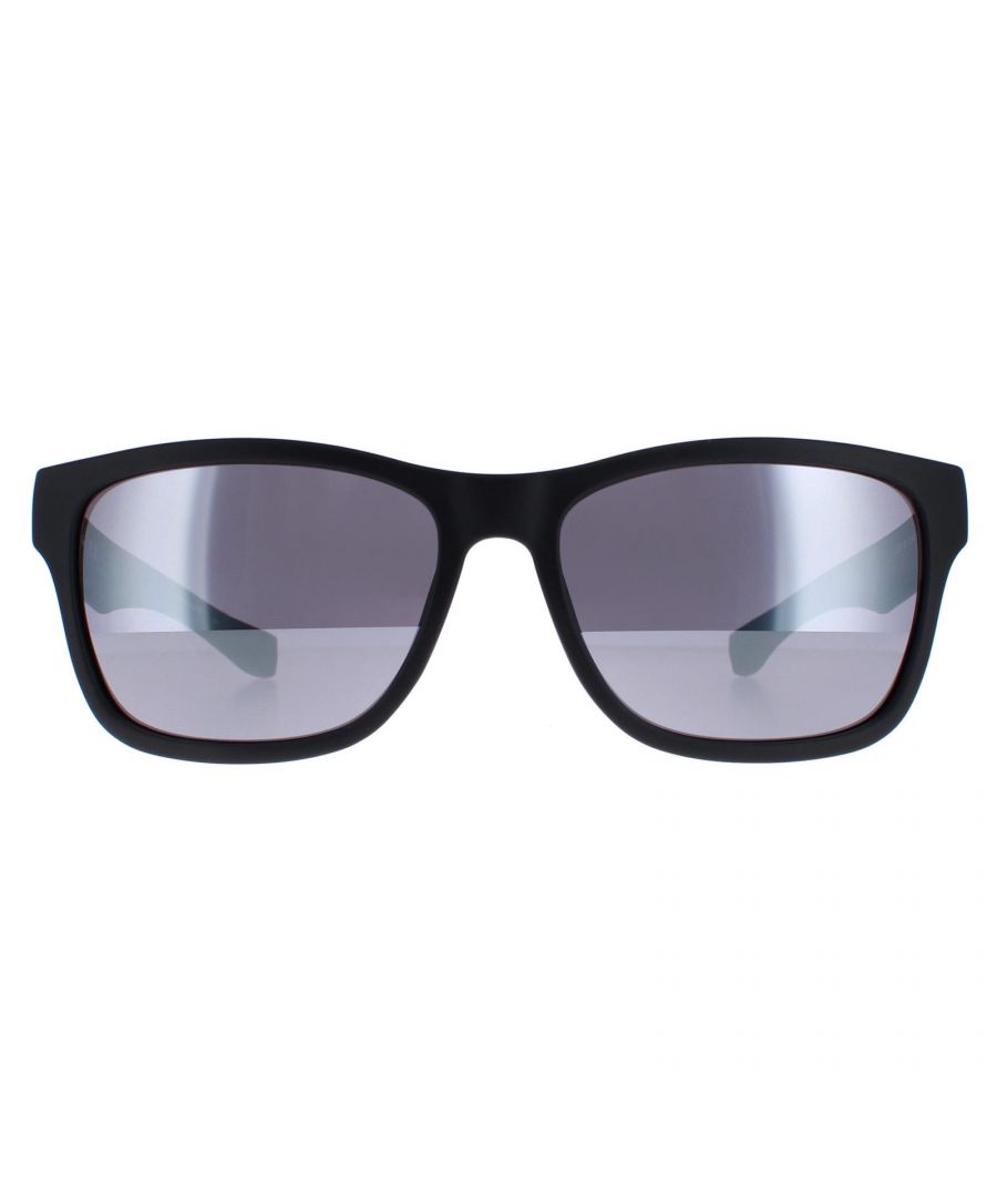 Lacoste Square Unisex Satin Black Grey Blue L737S - One Size