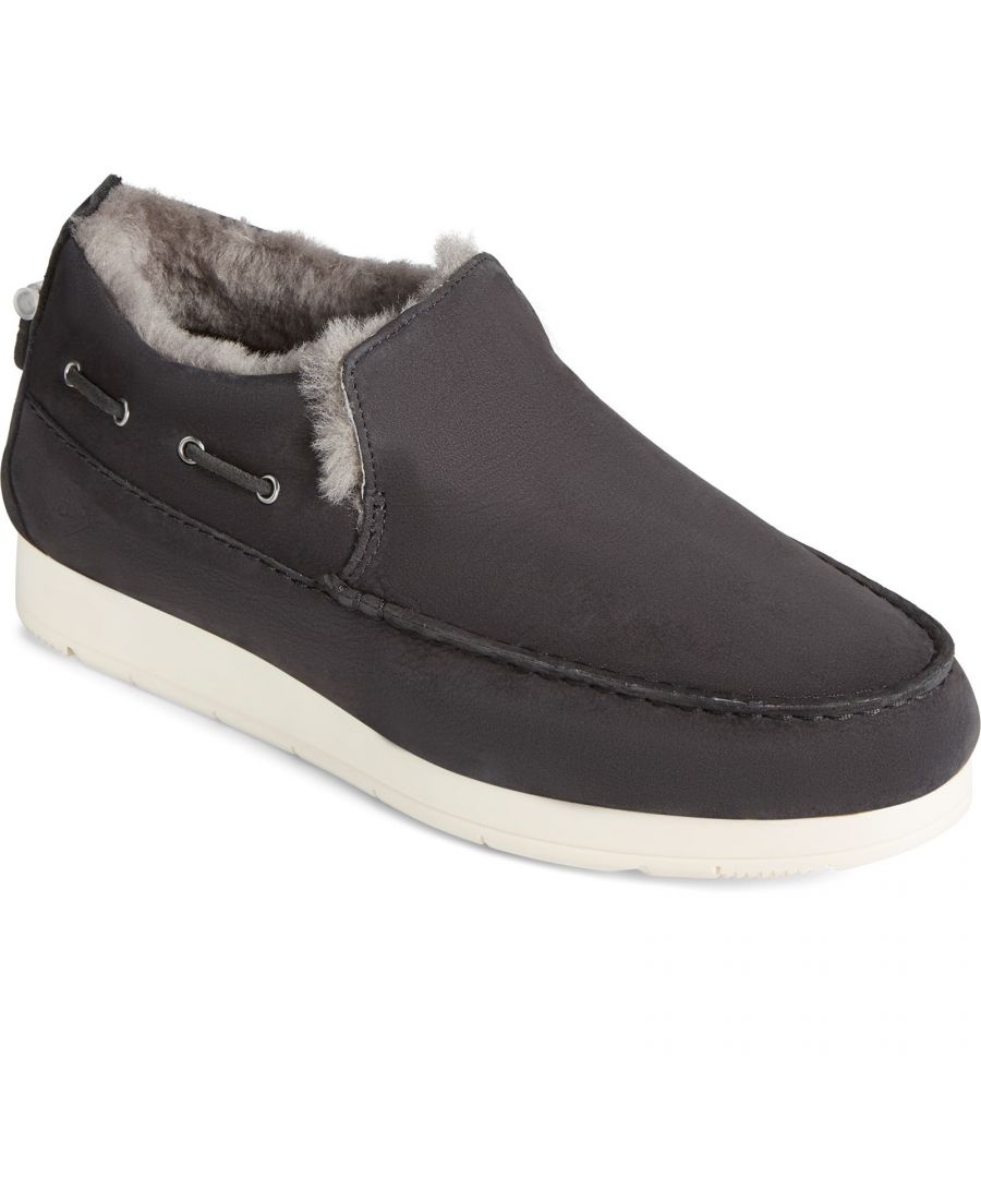 Image for Sperry Moc-Sider Winter Male Slip On Mens Shoes BLACK
