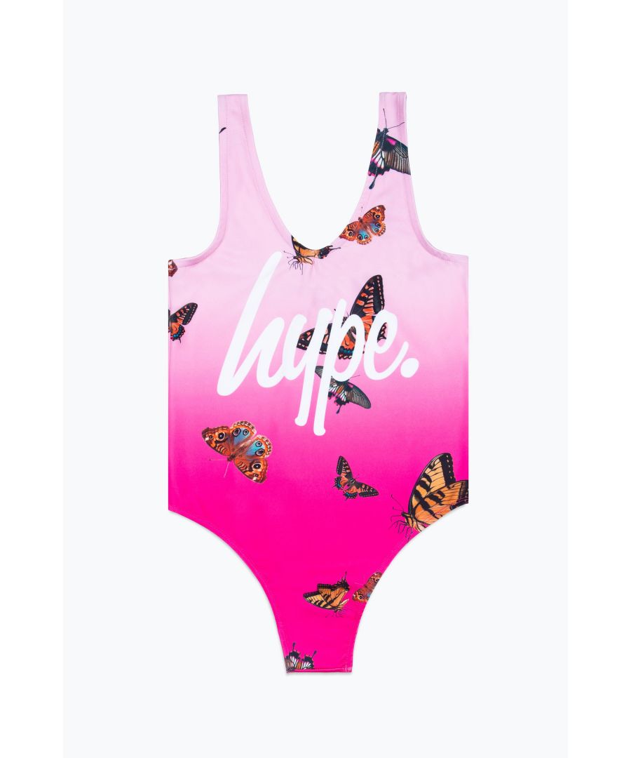 Image for Hype Butterfly Fade Kids Swimsuit