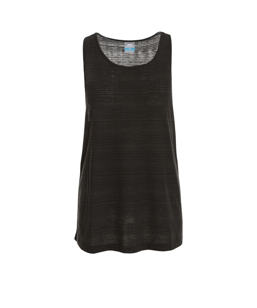 Image for Trespass Womens/Ladies Kaylee Sleeveless Vest Top (Black)